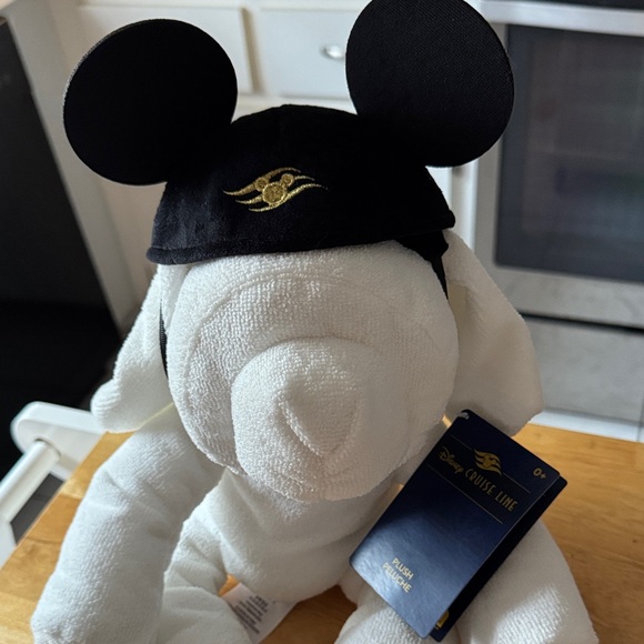 Disney Cruise Line Evie Towel Animal Plush with Mickey Ears - Picture 2 of 8